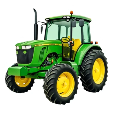 Tractor - John Deere 5055E (Model Year: 2021) (Iconic colour: Green with yellow) sticker