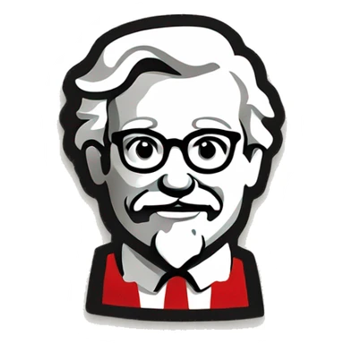 KFC logo sticker