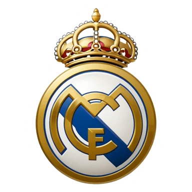 I want an emoji of real madrid logo of football and it should look realistic sticker