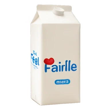 fairlife milk carton saying feel better  sticker