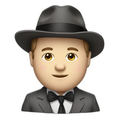 Paul Walter Hauser fedora suit sticker