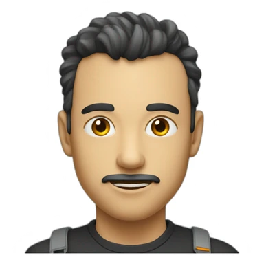 Coeur noir électricité sticker