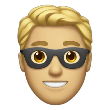 Guy with a mask sticker