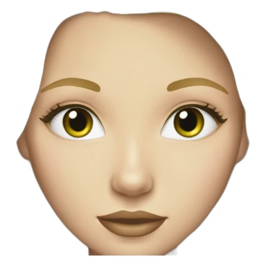 Woman-greeneyes-whiteskin-blondhair sticker