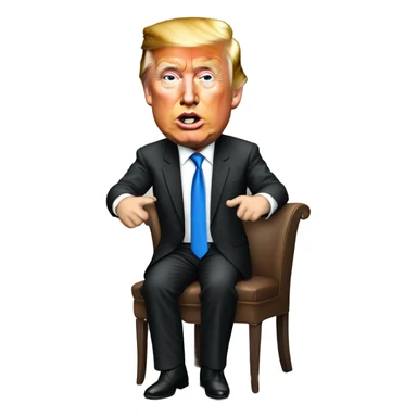 elon musk proposing to donald trump sticker