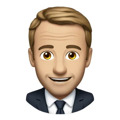 macron relieved  sticker