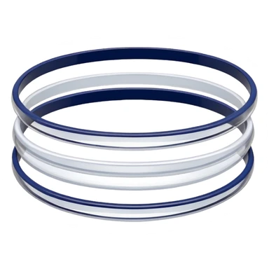 Clear  Slim Glass Bangles set sticker