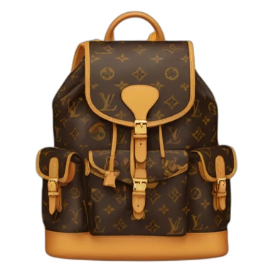 monogram lv backpack sticker