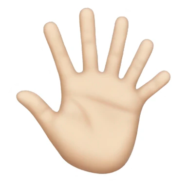 Hand fingers w sticker