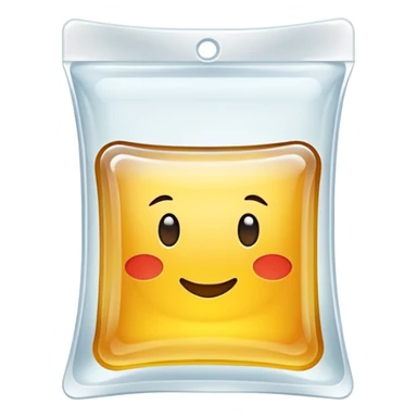 gelatine sachet sticker