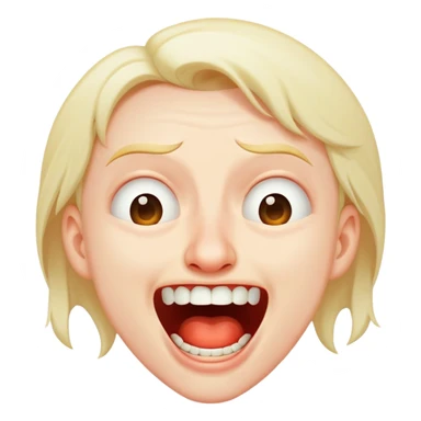 maniacal cackling haha laughing crying tears sticker