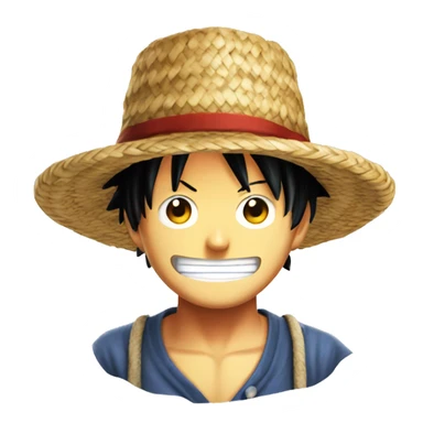 chapeau de paille luffy sticker