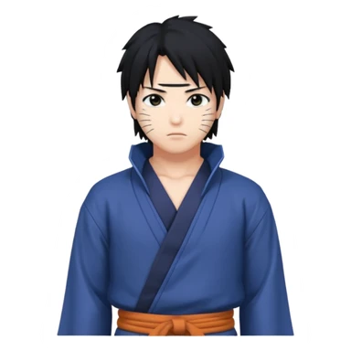 Sasuke on pose sticker