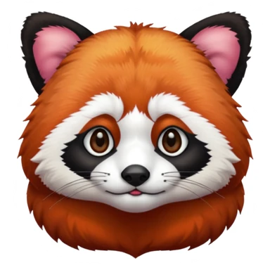 A red panda with serious eyes. sticker