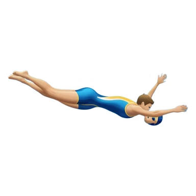An icon showing an athlete mid-flip diving from a high springboard into a clear blue pool. The design captures the elegance of the twist, the splash below, and the height of the jump. Transparent background emphasizes the precision, grace, and thrill of diving as a sport. sticker