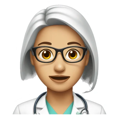 dermatology woman doctor sticker