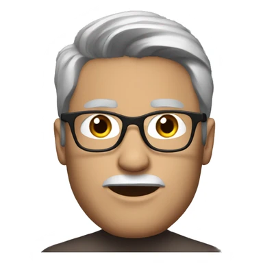 white finance bro, patagonia, brown hair thrown back, grey glasses sticker