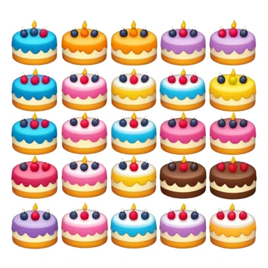 انواع کیک sticker