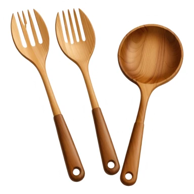 salad servers sticker