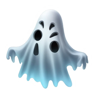 Ghost with spin hat  sticker