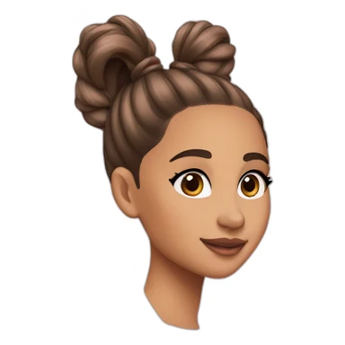 Ariana grande ponytail sticker