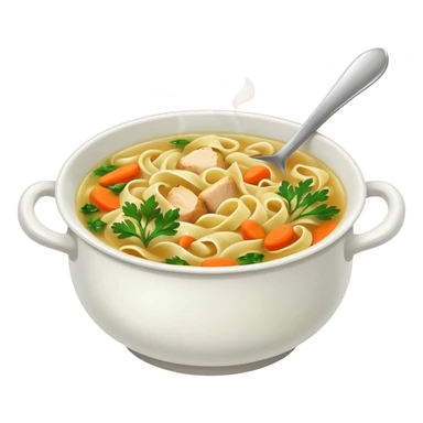 chicken noodles sticker