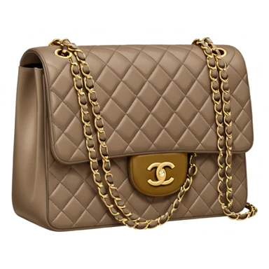 chanel taupe color bag sticker