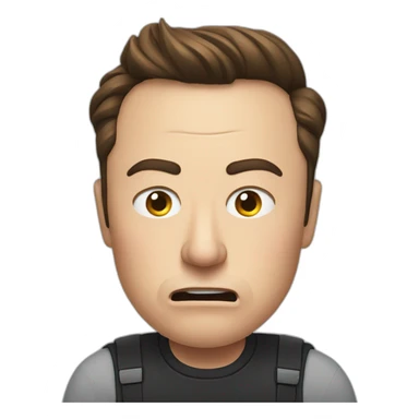 elon musk angry sticker