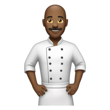 A chef from South Africa sticker