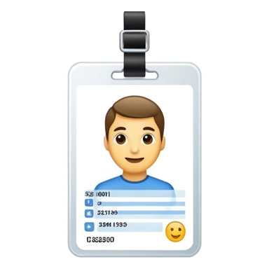 Personal ID Card sticker