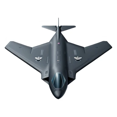 Military Bomber - B-2 Spirit - Northrop Grumman (Model Year: 2021) (Iconic colour: Stealth black) sticker