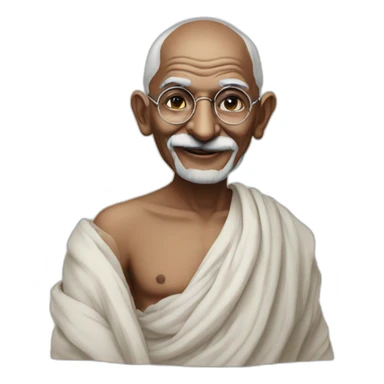 mahatma gandhi sticker