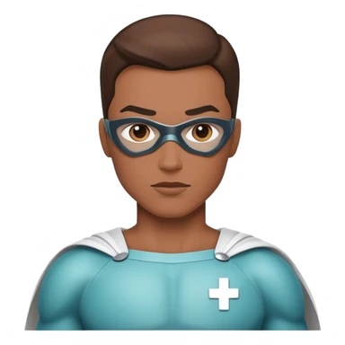 healthcare superhero sticker