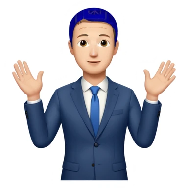 Mark Zuckerberg qui applaudit d un air mesquin  sticker