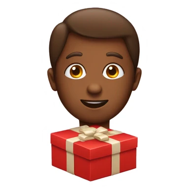 Red box of chocolates sticker