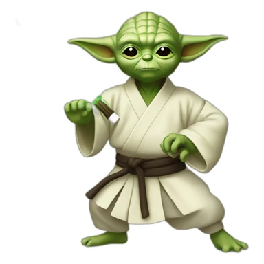 yoda aikido sticker