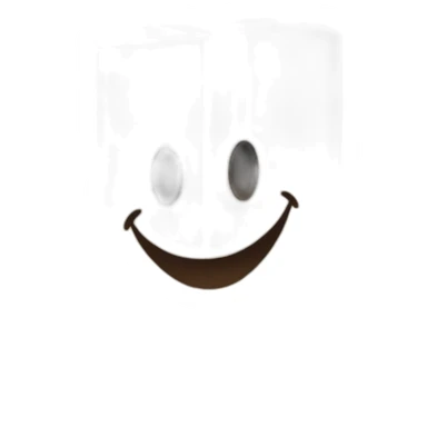 smiley parcel box sticker