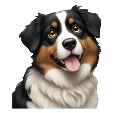 Black and tanAustralian Shepard  sticker