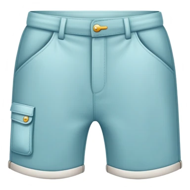 Una sardina con pantalones cortos de verano sticker