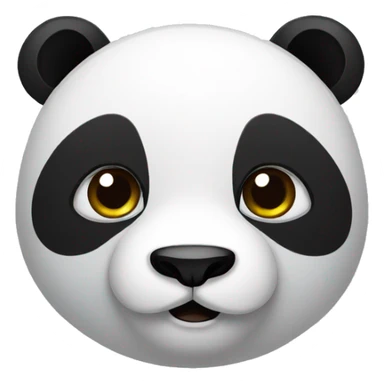 panda with a tear sticker