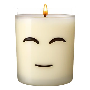 Bath and body works vanilla candle sticker