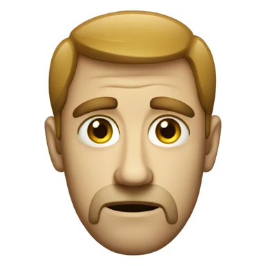 irish sad man sticker