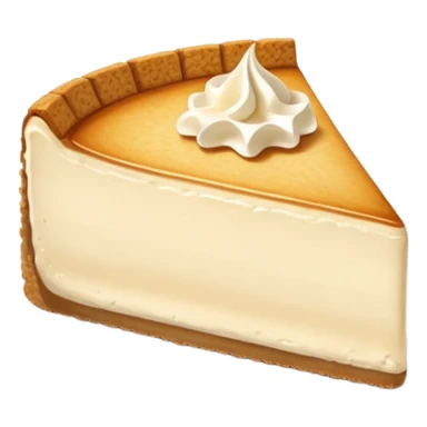 There is a sliced cheese cake on the white plate. sticker