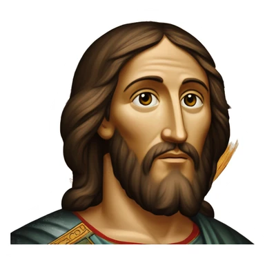 orthodox icon christ pantocrator sticker