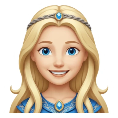 Norse goddess Nana, personification of joy, peace, and happiness  sticker