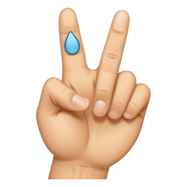 "A hand emoji gesture where the fist is closed, and the thumb is poking out between the index and middle fingers." 👊 sticker