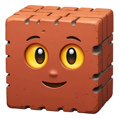 one brick emoji sticker