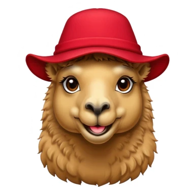  camel with hat sticker