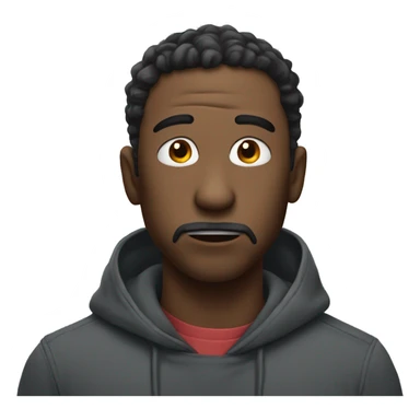 Draw a man headbutting his friend sticker