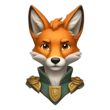 fox king sticker